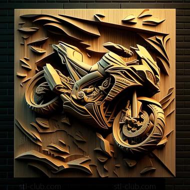 3D модель Kawasaki Z300 (STL)